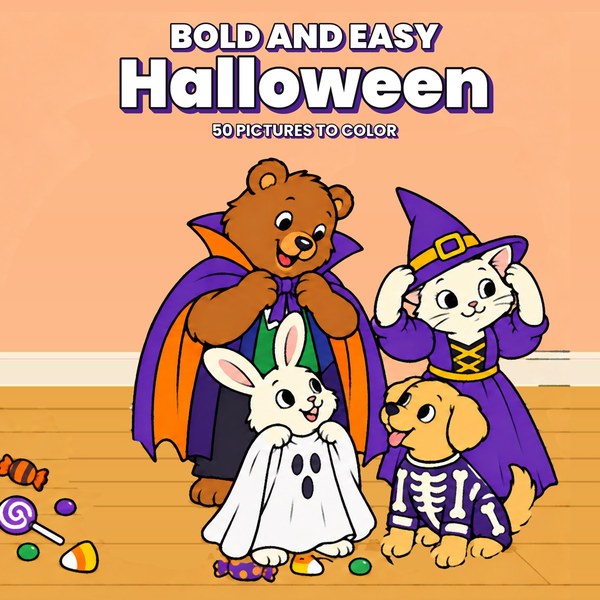 Bold and Easy Halloween book cover